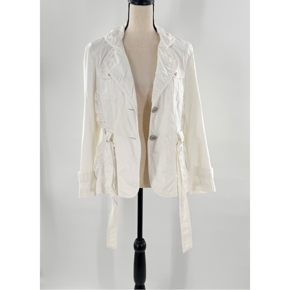 Proportion Petite Conrad C Women's White Jacket size 10 petite - Picture 7 of 12